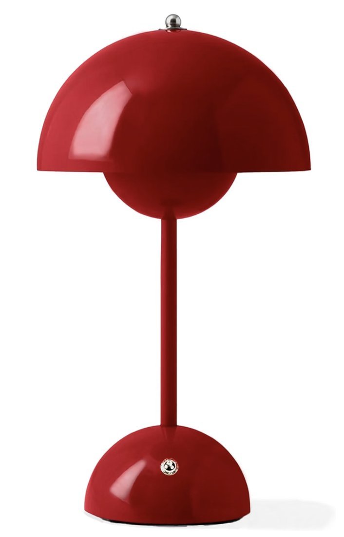 Lámpara Flowerpot roja